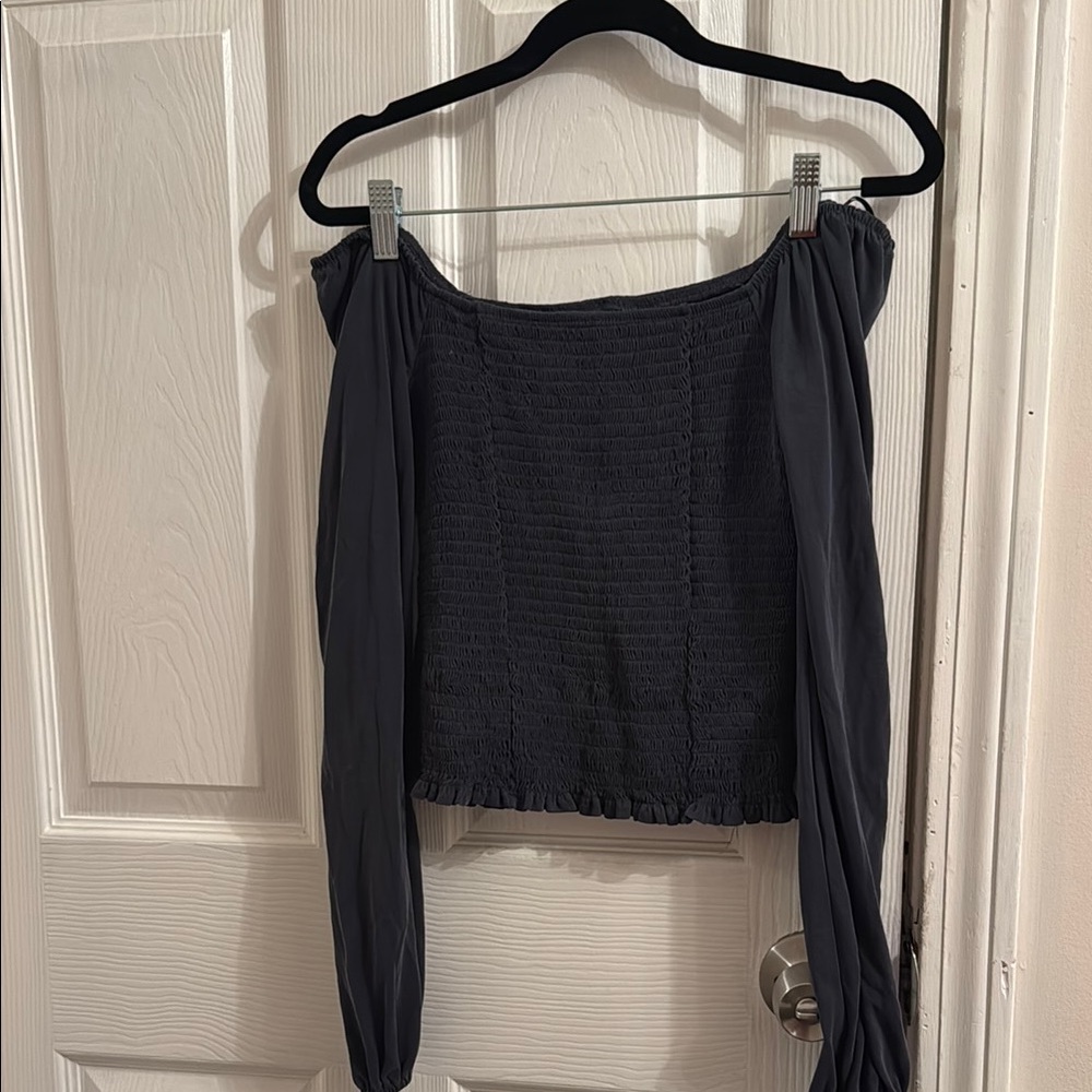 Elegant Black Off-Shoulder Women's Top